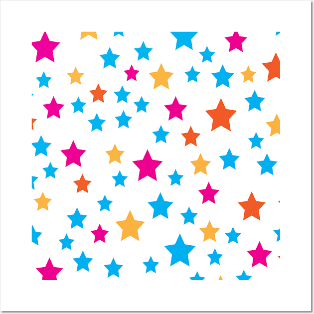 Seamless pattern stars Wall Art by RubyCollection